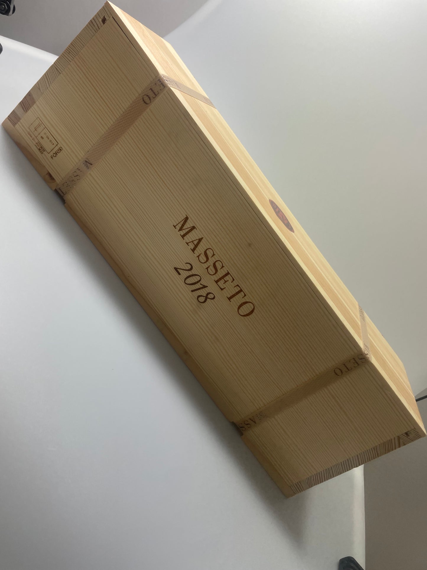 Originalholzkist Masseto 2018 MAGNUM