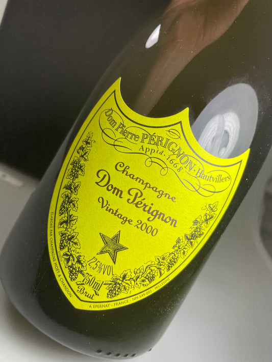 Dom Perignon 2000 Andy Warhol Tribute Collection gelb