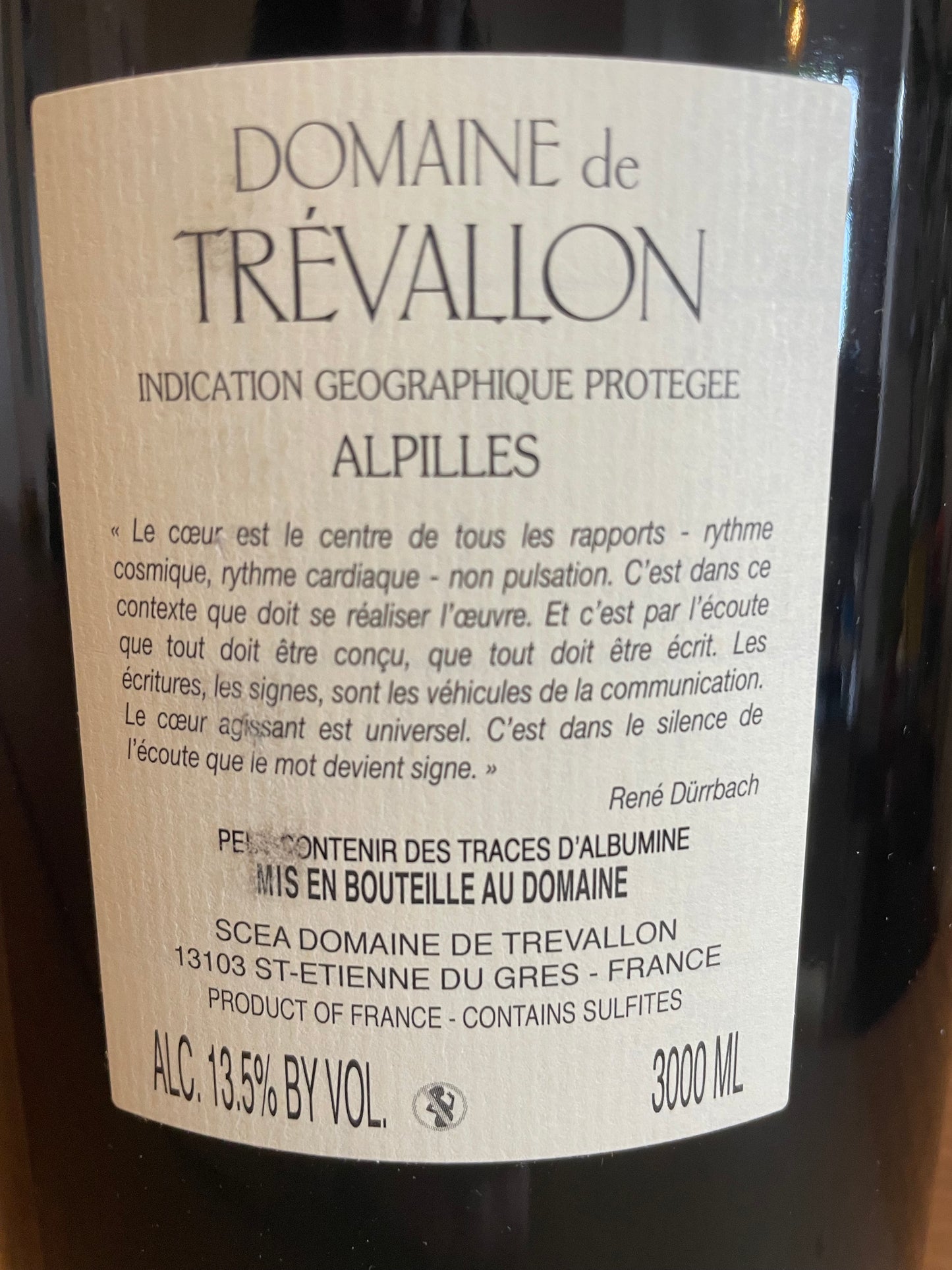 Domaine de Trevallon Doppelmagnum 2021