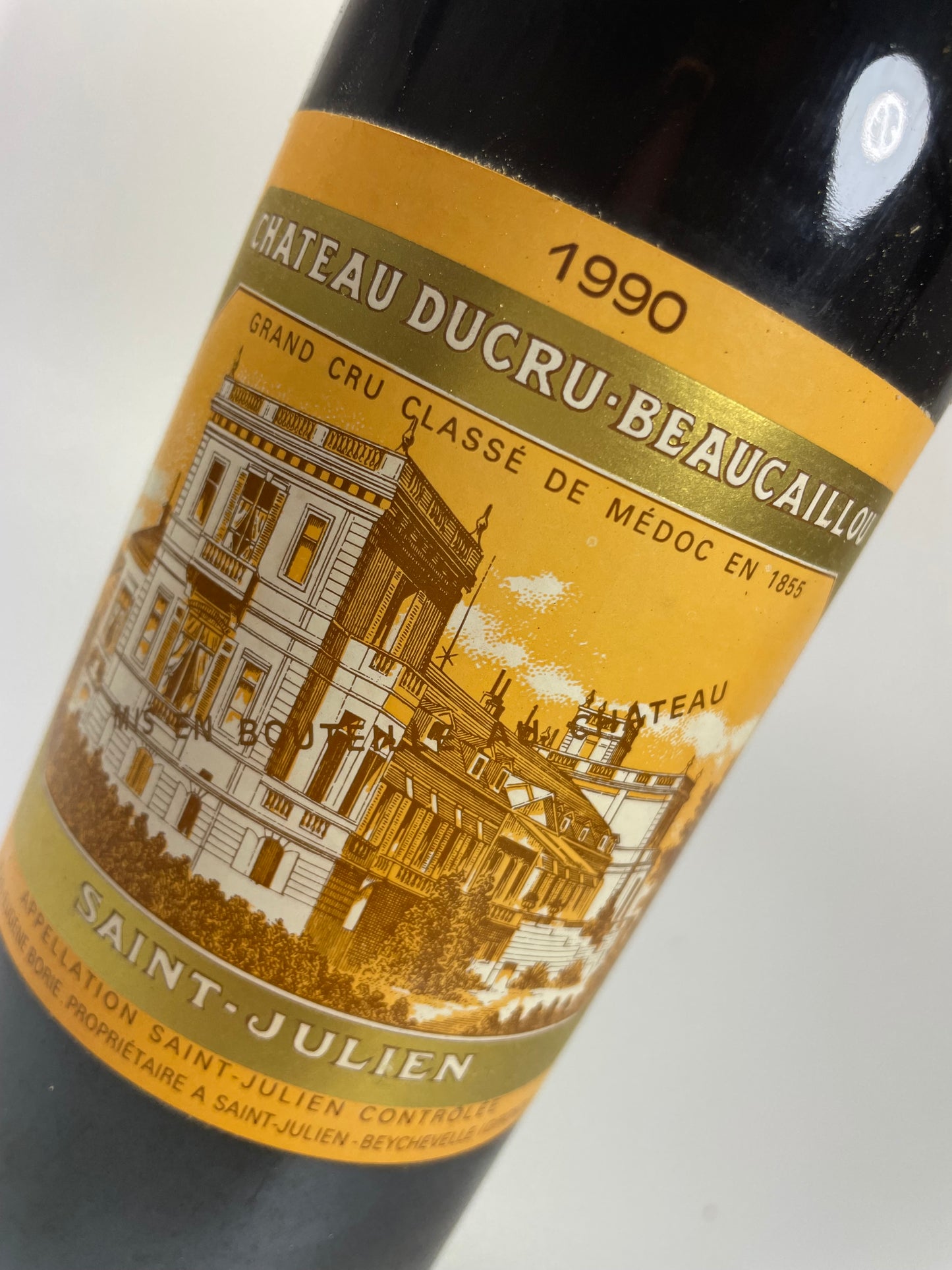 Etikett Chateau Ducru Beaucaillou 1990