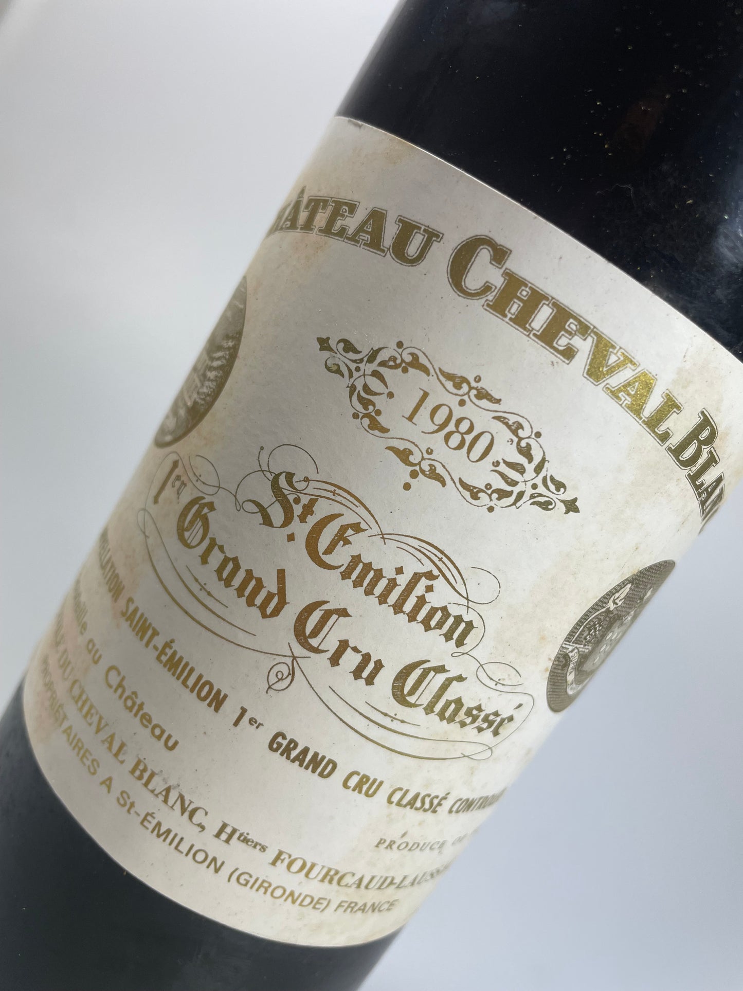 Etikett Cheval blanc 1980