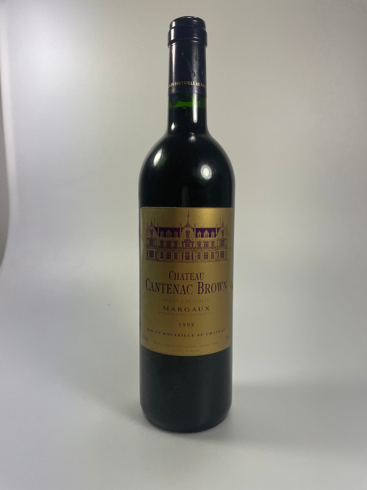 Weinflasche Cantenac Brown 1998