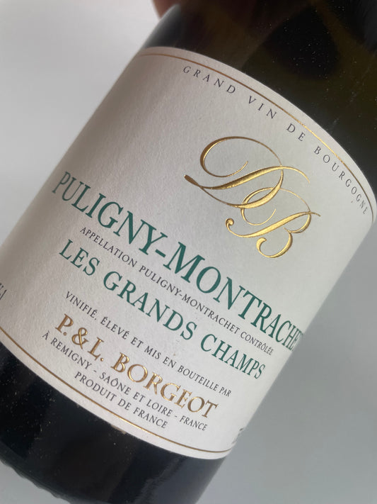 Weinflasche Domaine Borgeot Puligny Montrachet Les Grands Chaps 2022