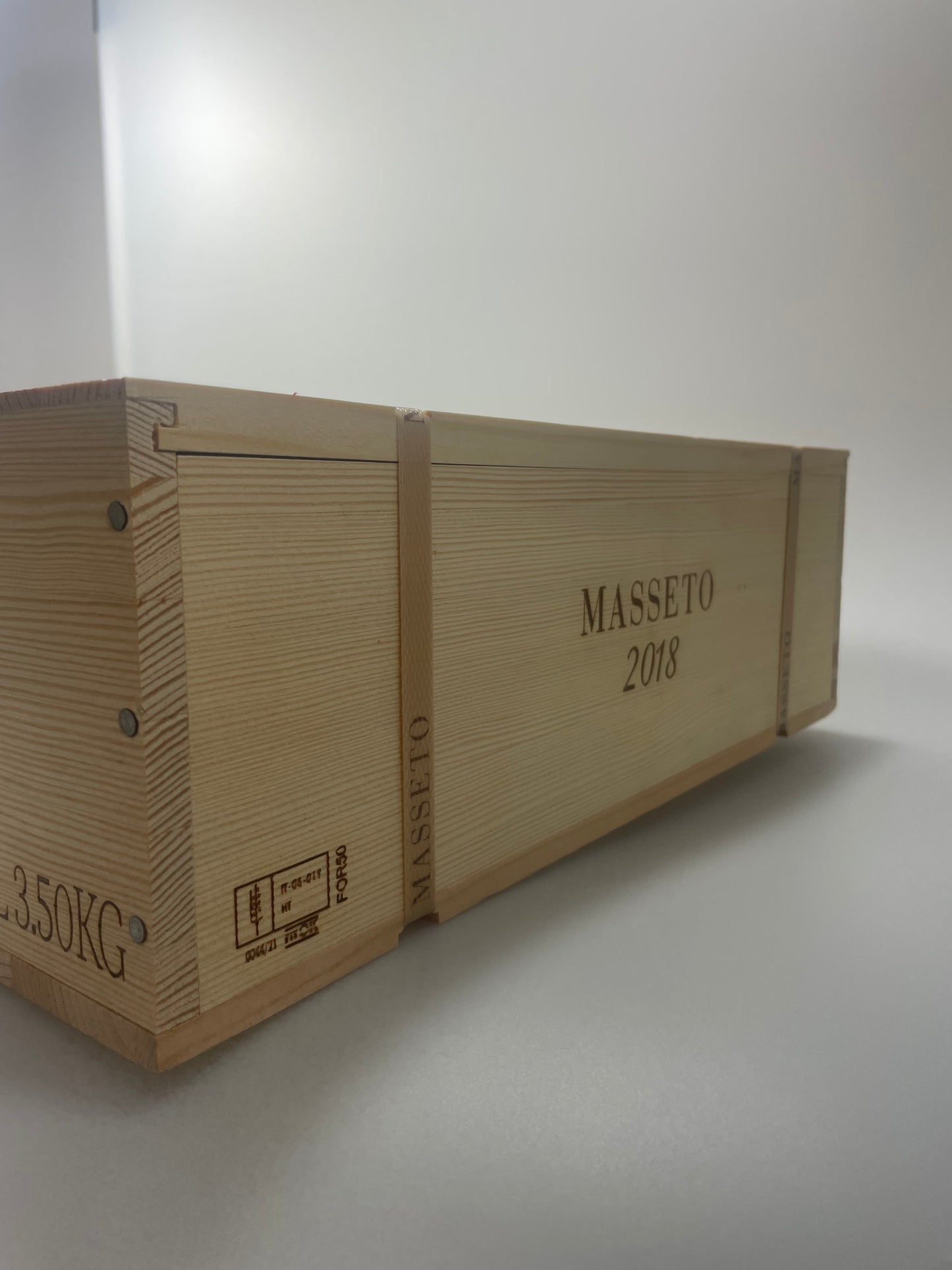 Originalholzkist Masseto 2018 MAGNUM