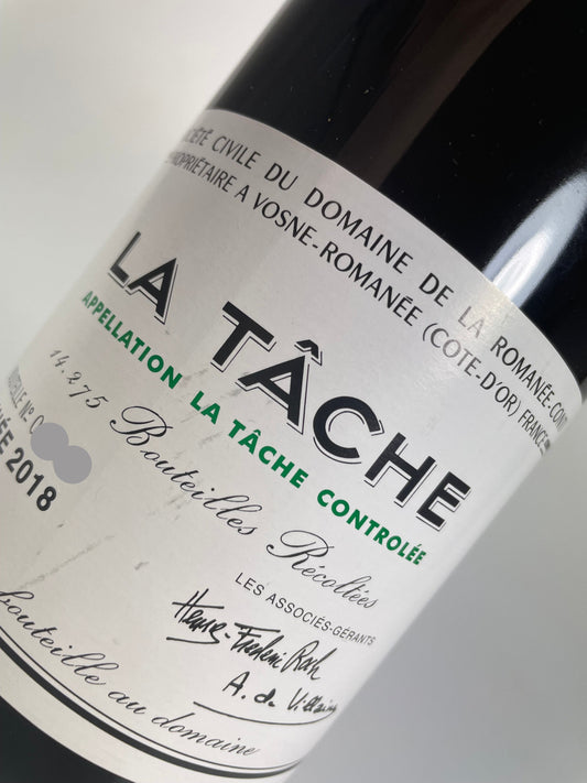 Etikett La Tache Romanee Conti