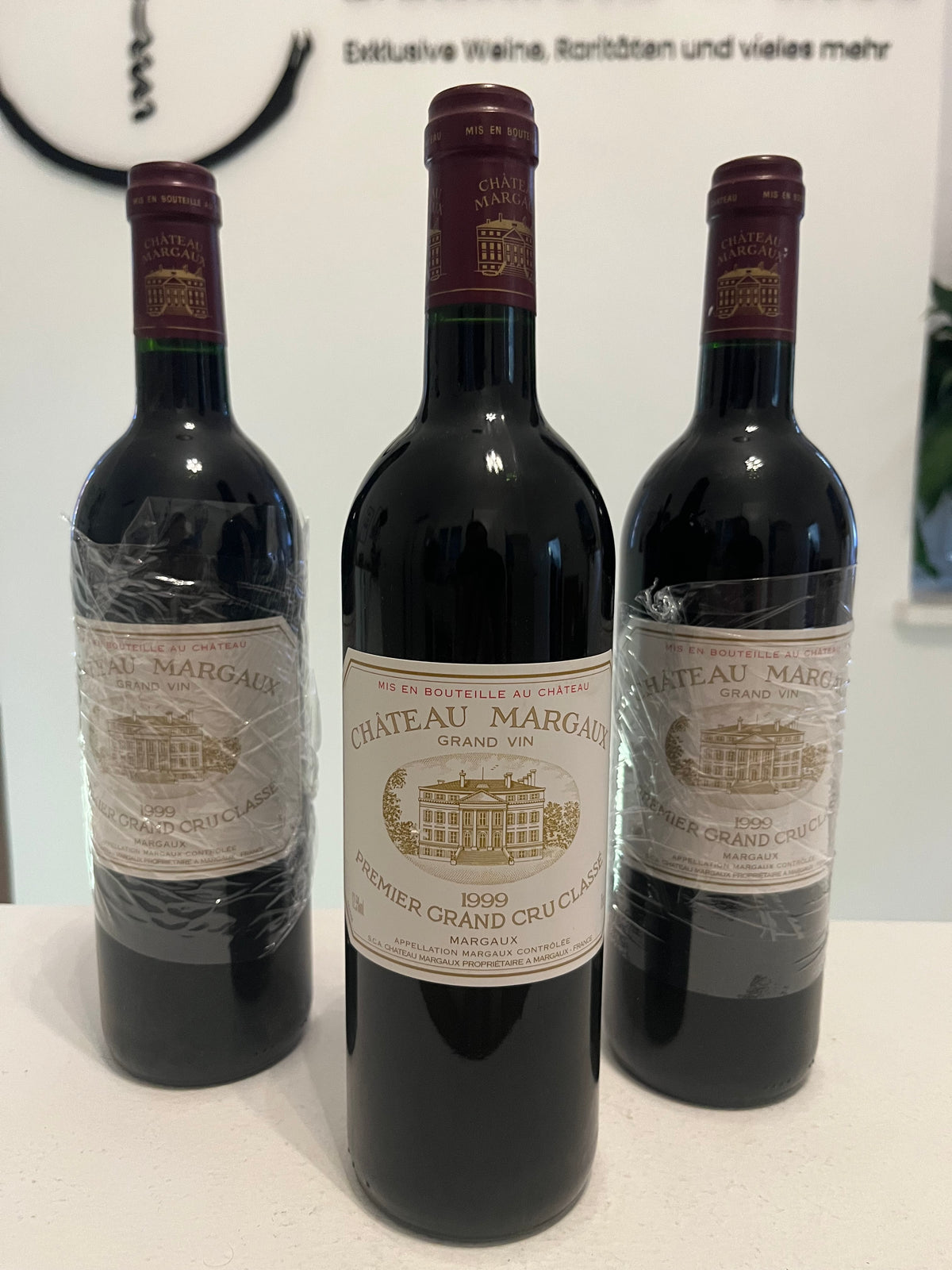 3 Flaschen Chateau Margaux 1999