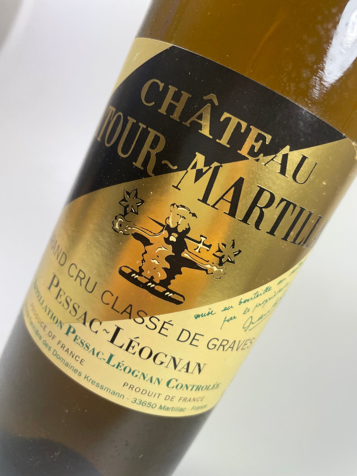 Etikett Latour Martillac blanc 1997