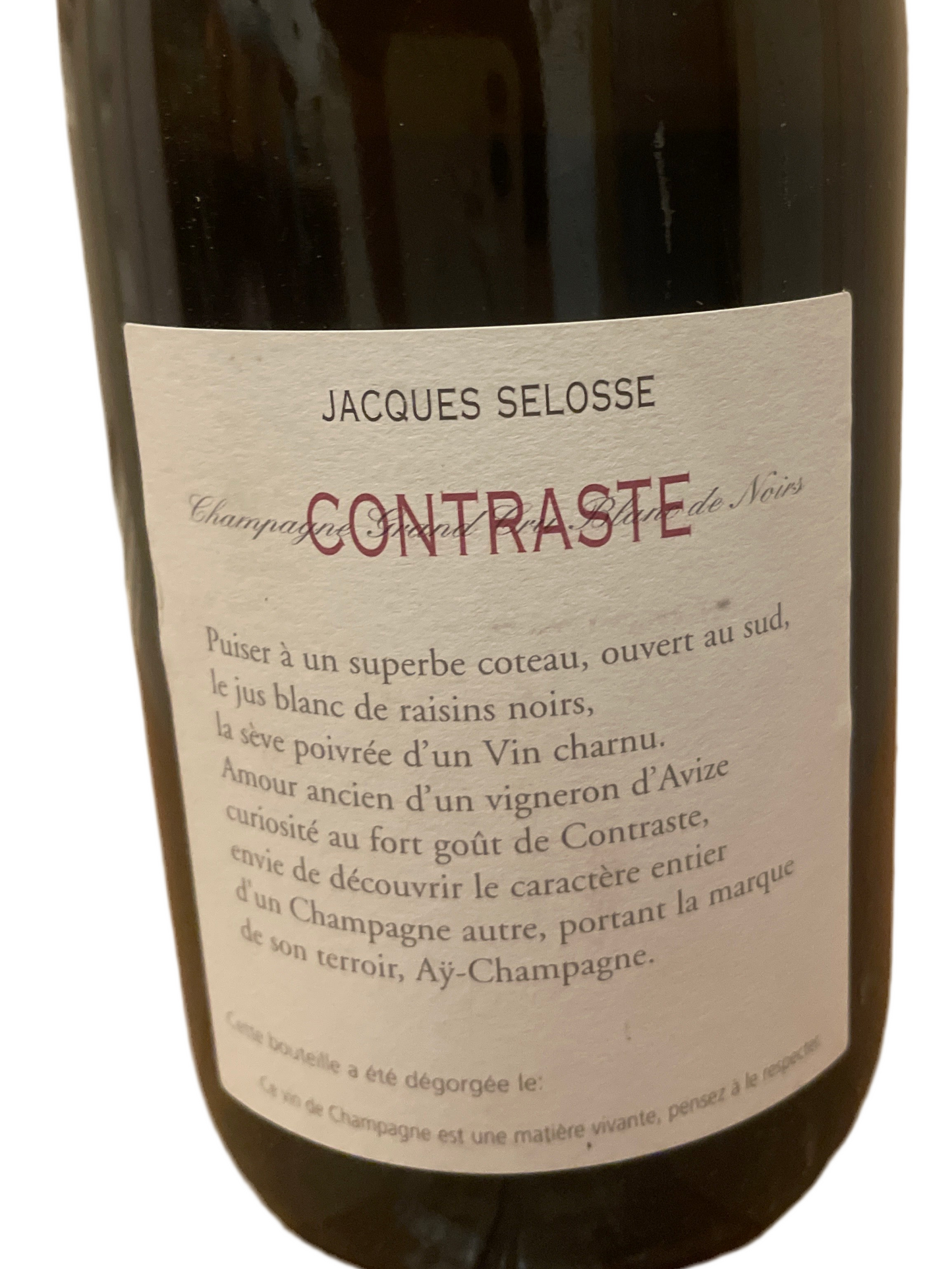 Jacques Selosse Maniola Wines