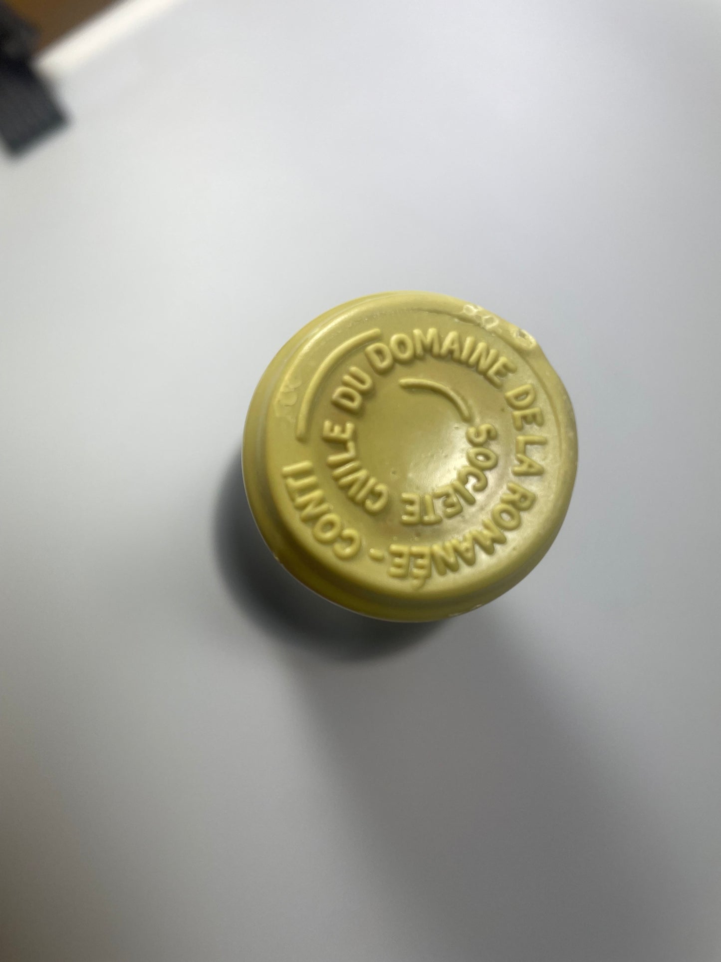 Wachskapsel Domaine de la Romanee Conti Fine Bourgogne 1986