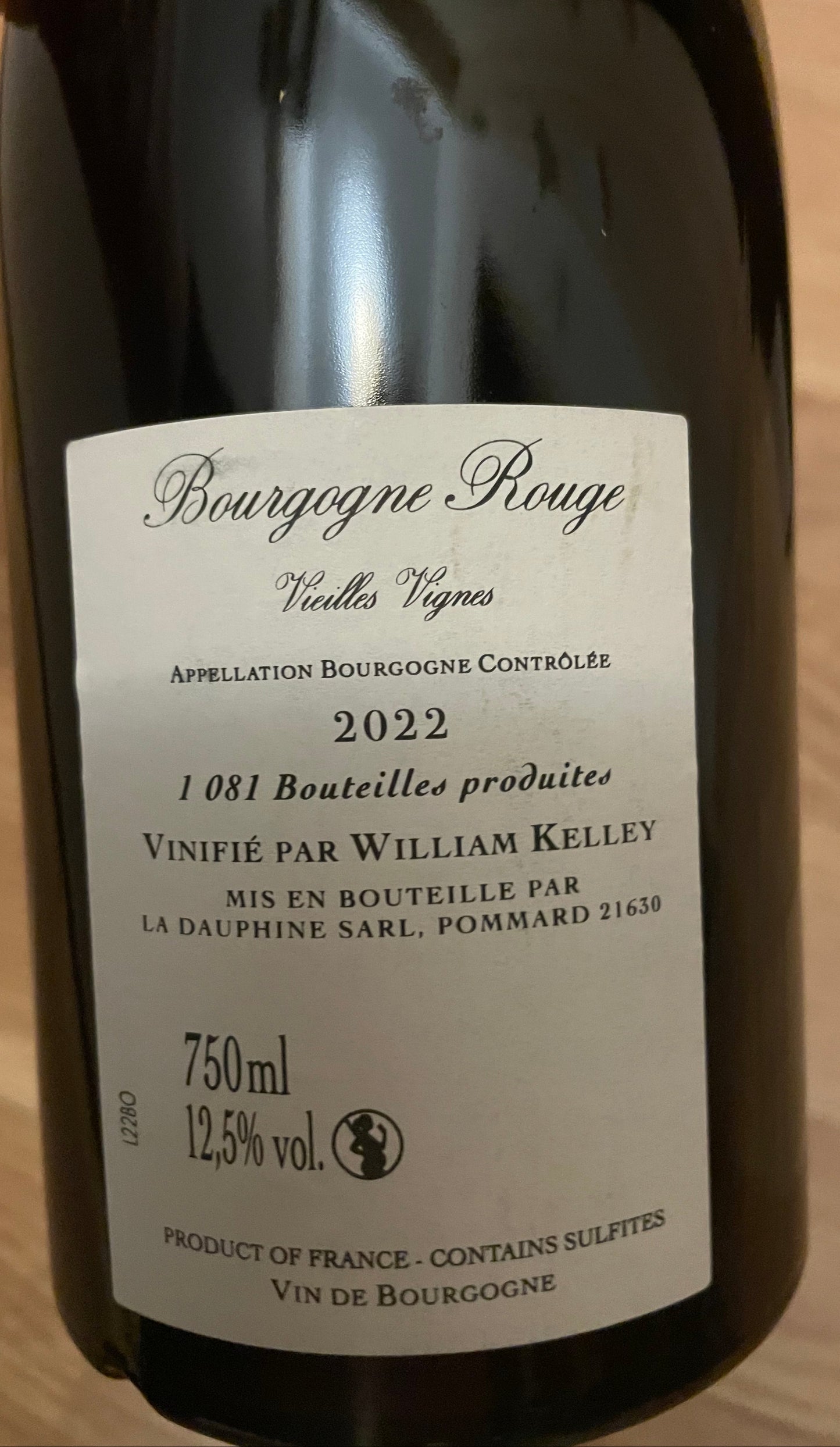 William Kelley Bourgogne Rouge Robert Paker