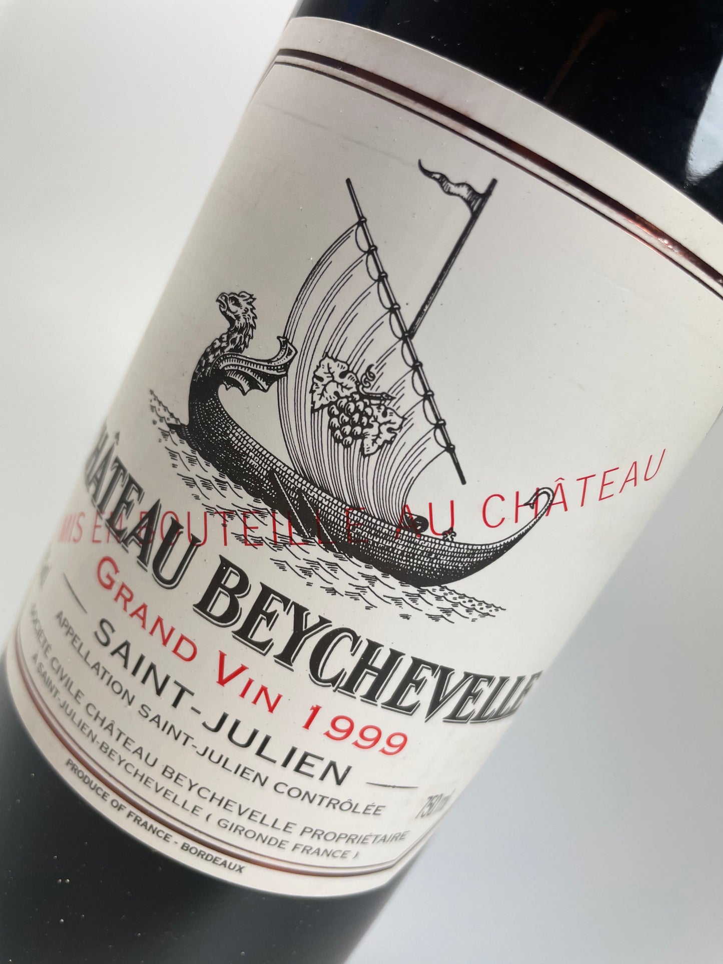 Etikett Beychevelle 1999