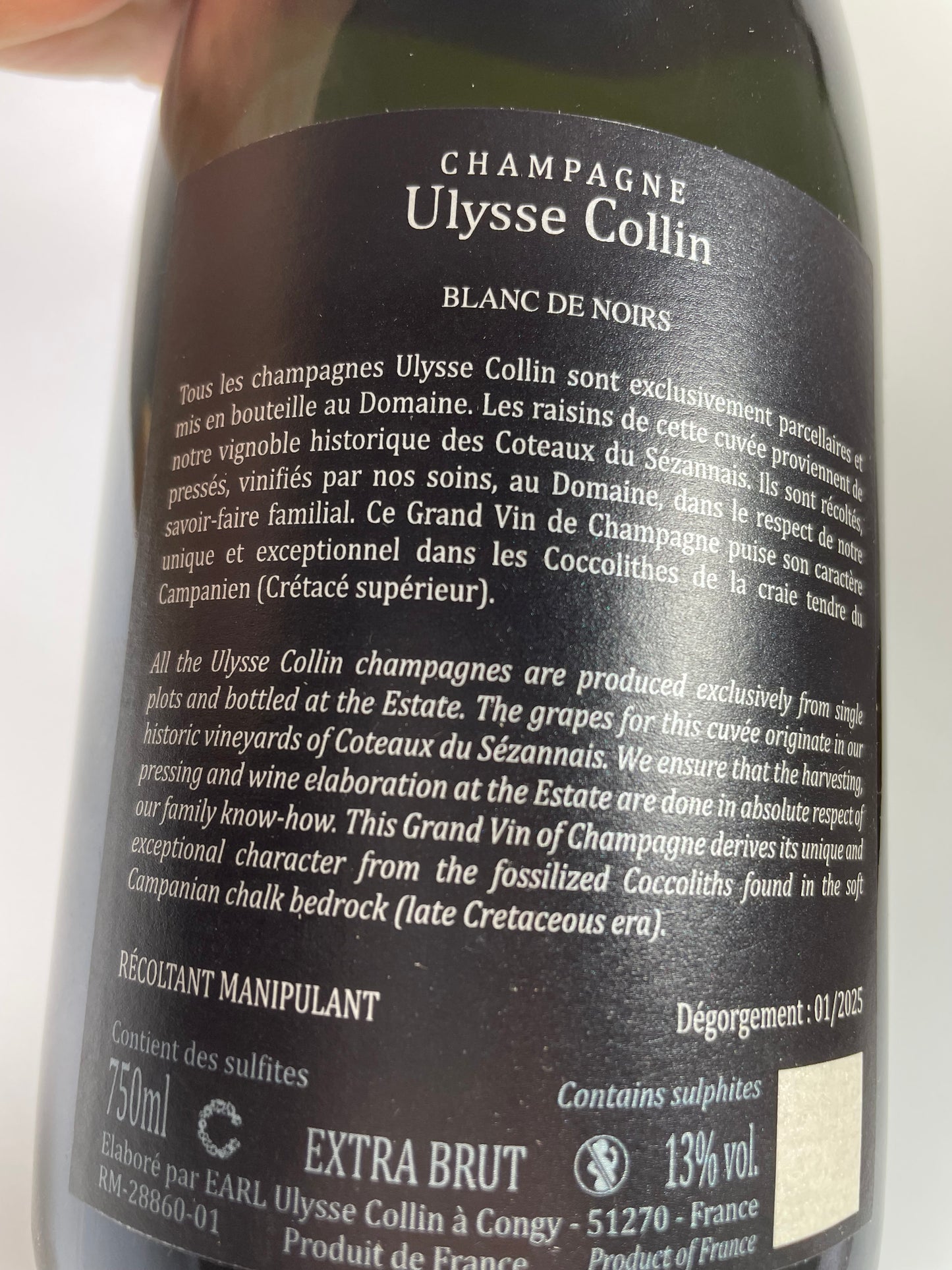 Les Maillons Blanc de Noir Extra Brut Ulysse Collin