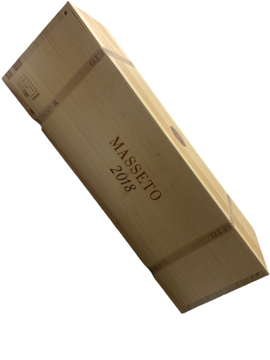 Originalholzkist Masseto 2018 MAGNUM