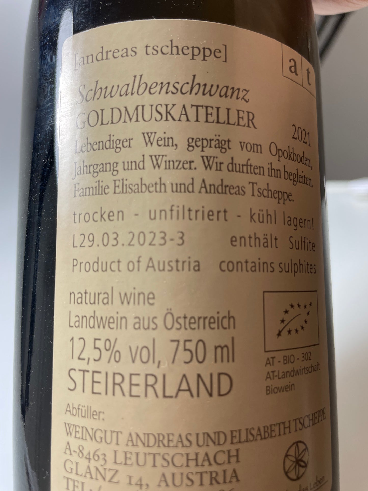 Tscheppe Schwalbenschwanz Goldmuskateller