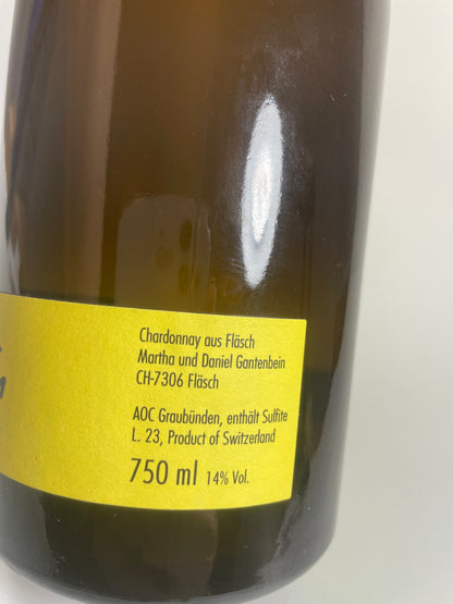 Etikett Gantenbein Chardonnay 2014