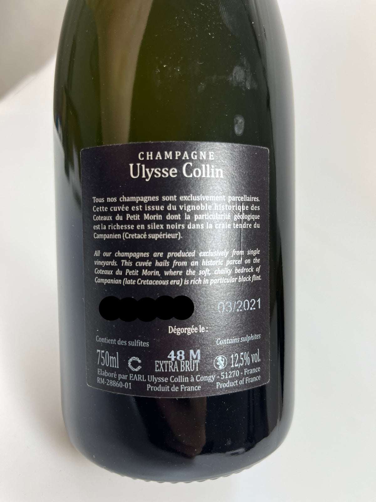 Ulysse Collin Les Roises Champagner