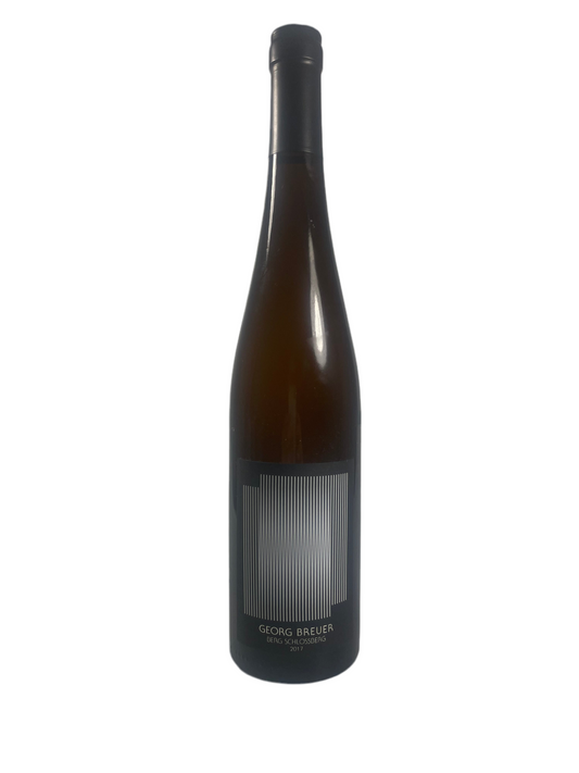 Ganzkörperaufnahme der Flasche Weingut Breuer Schlossberg 2017