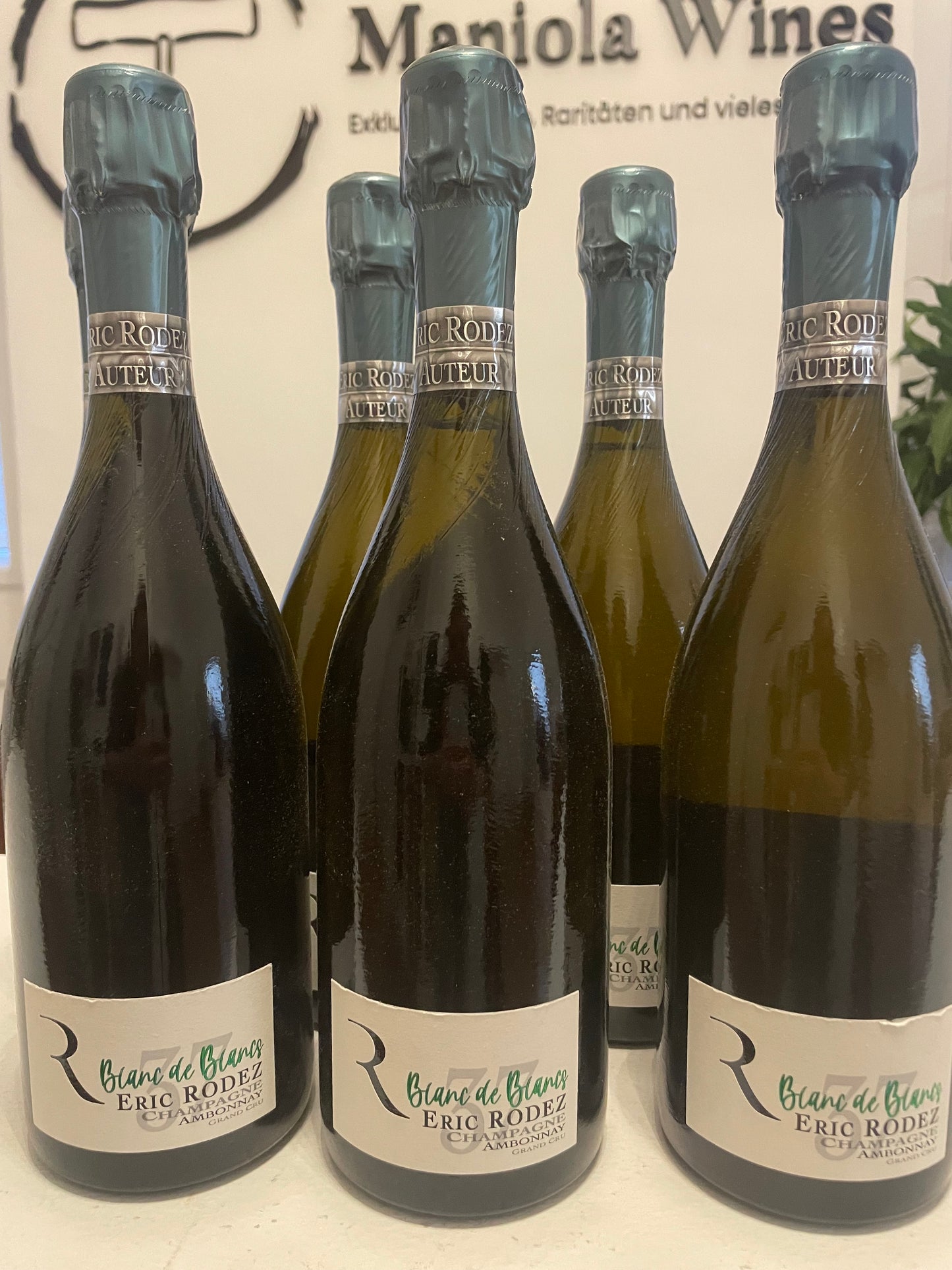 5 Flaschen Champagner Eric Rodez blanc de blanc