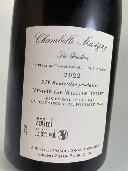Etikett William Kelley Chambolle Musigny