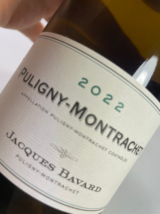 Etikette Domaine Jacques Bavard Puligny Montrachet 2022