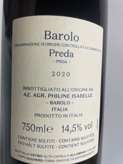 Barolo Preda 2020 Philine Isabelle