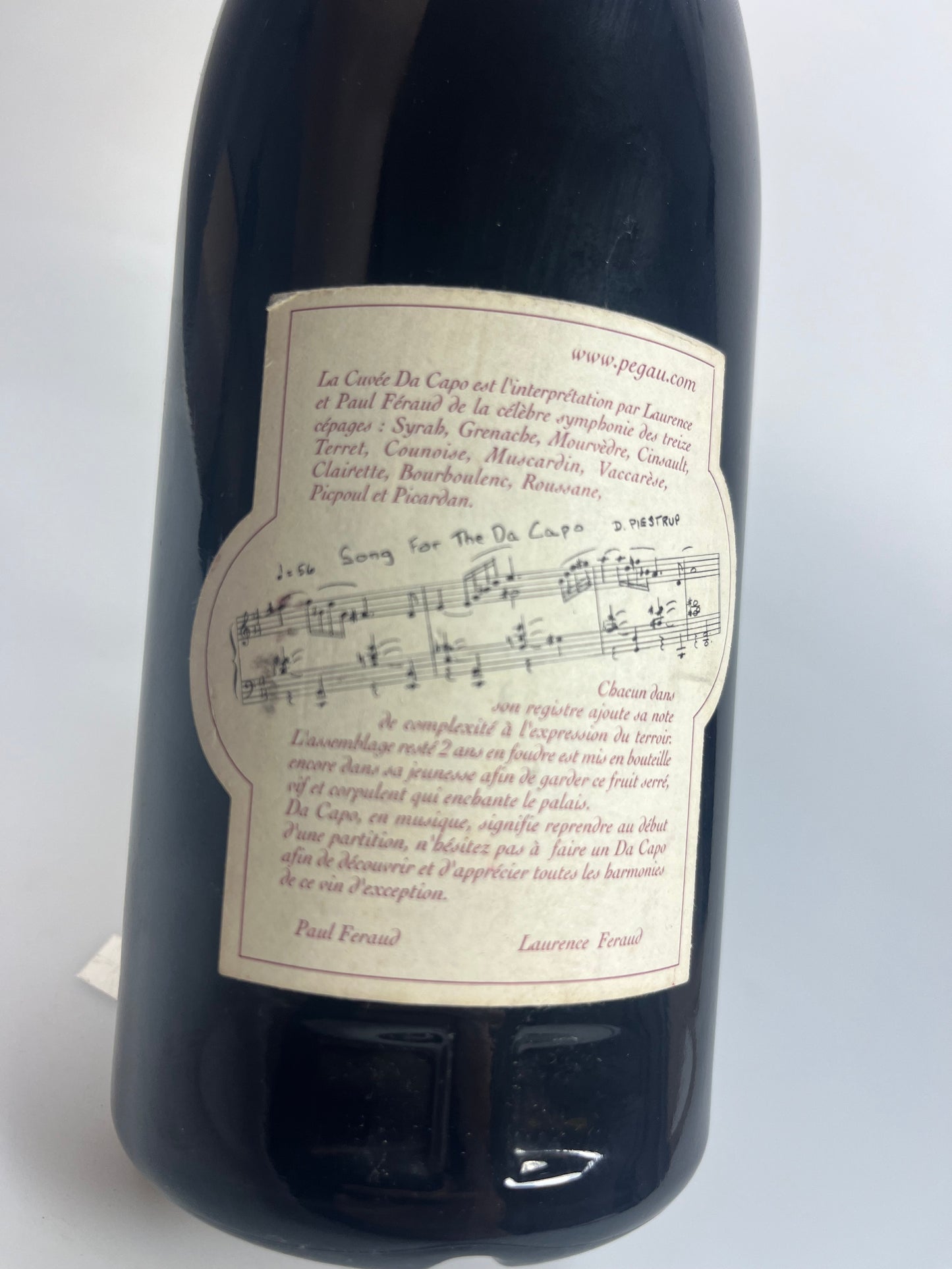 Chateauneuf du Pape Cuvee da Capo 2000 Domaine Pegau