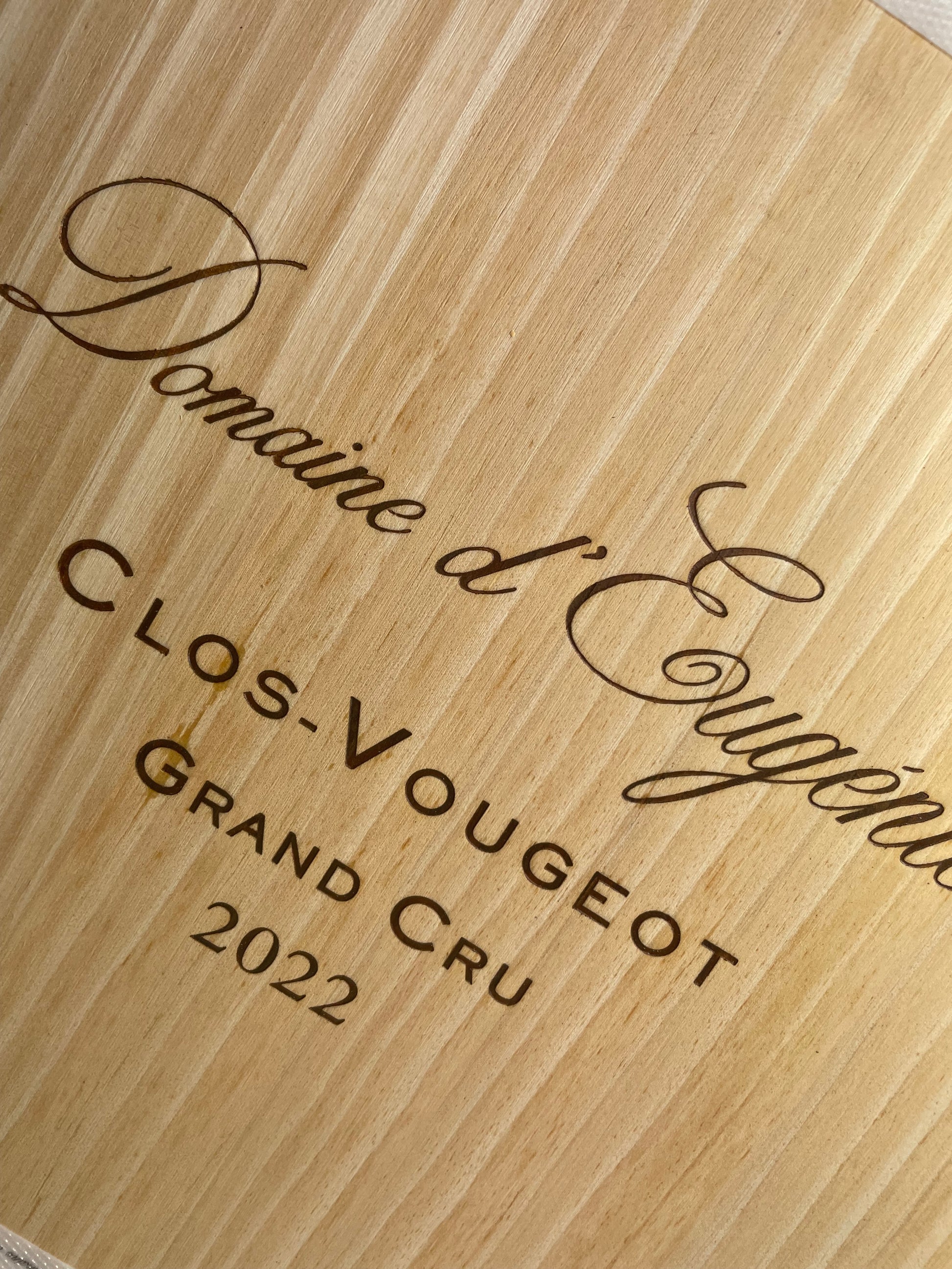 Domaine d'Eugenie Clos Vougeot Grand Cru 2022 Original 3er Holzkiste