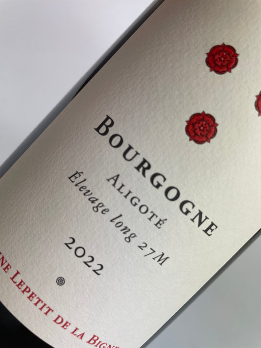 Bourgogne Aligote Elevage Long 2022 La Pierre Ronde