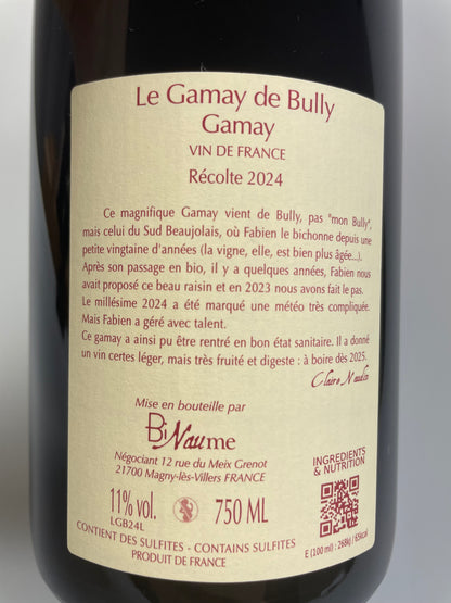 Rücketikett Le Gamay de Bully 2024