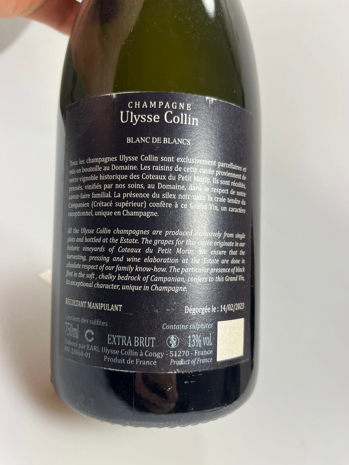 Les Pierrieres Blanc de Blancs Extra Brut