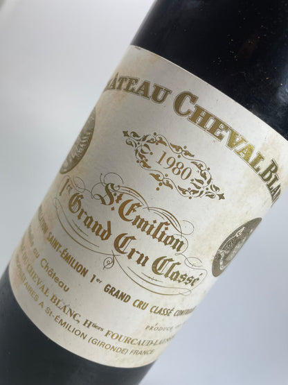 Etikett Cheval blanc 1980