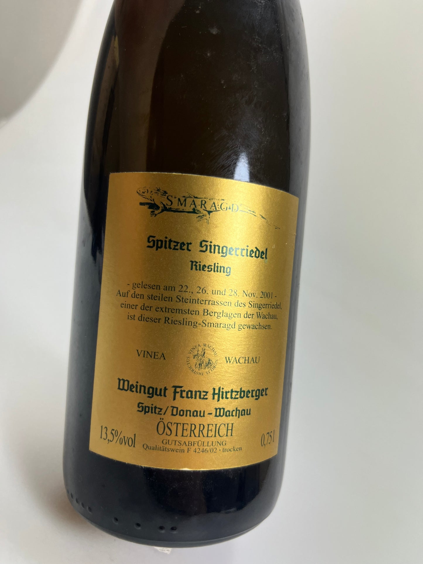 Hirtzberger Singerriedel Riesling Smaragd 2001