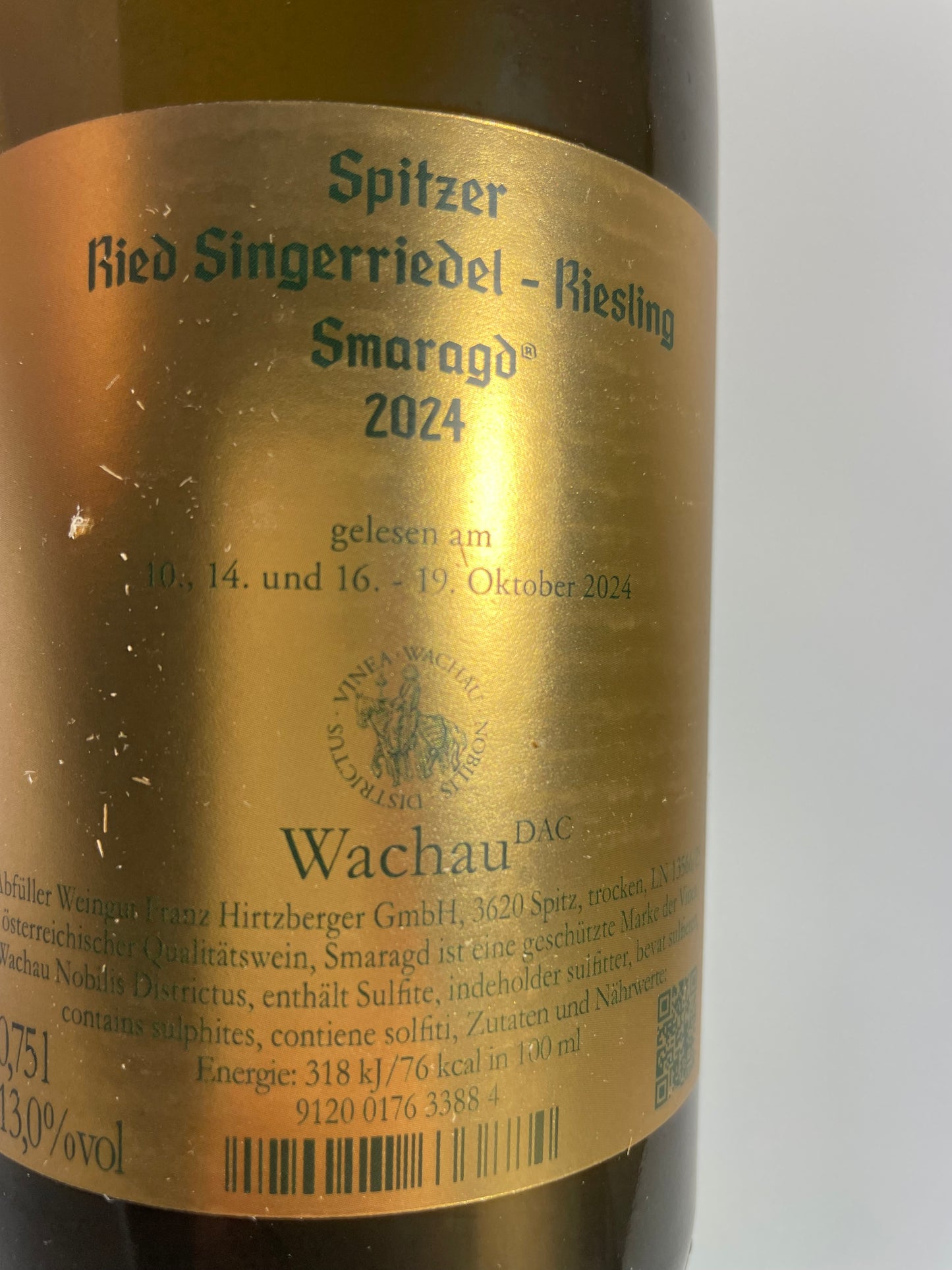 Singerriedel Riesling Smaragd 2024 