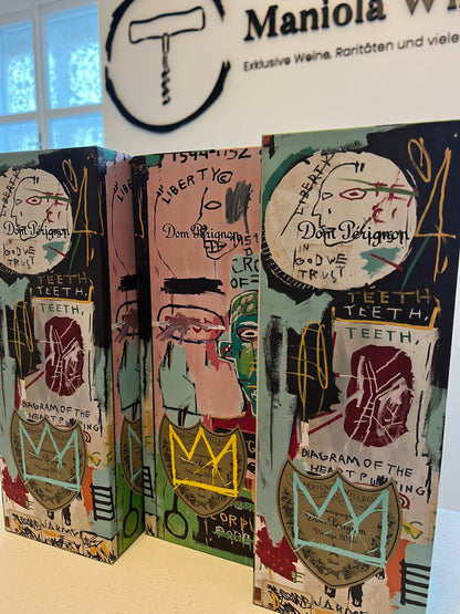 Dom Perignon Jean Michel Basquiat Tribute 2015 in Geschenkverpackung
