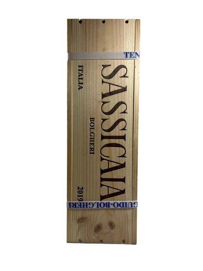 Sassicaia MAGNUM 2019 in Holzkiste