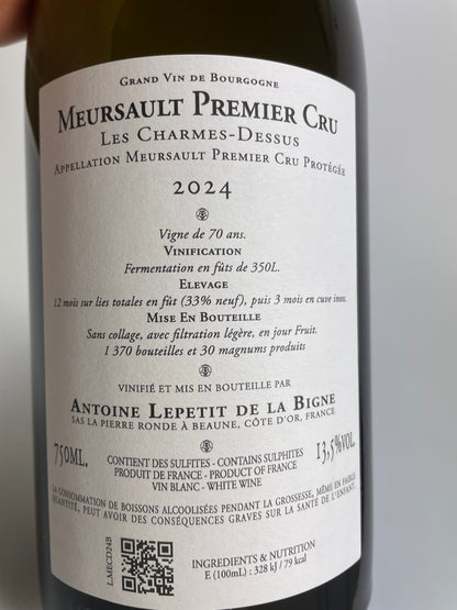Meursault Les Charmes Dessus 1er Cru 2024