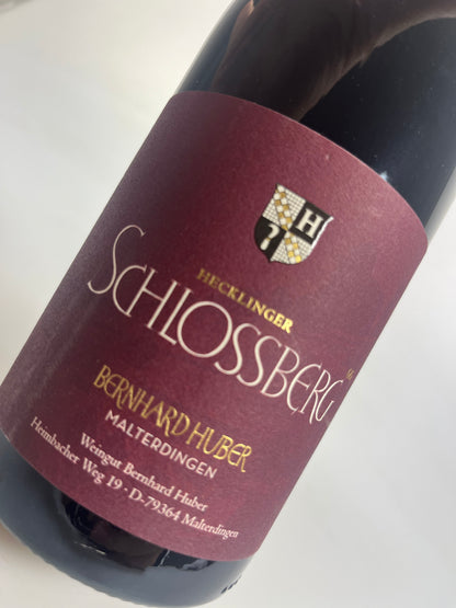 Weinflasche Bernhard Huber Schlossberg Pinot Noir 2015