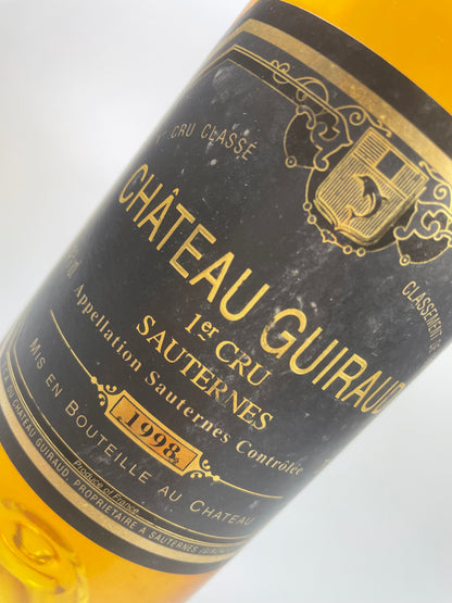 Etikett Chateau Guiraud Sauternes 1998