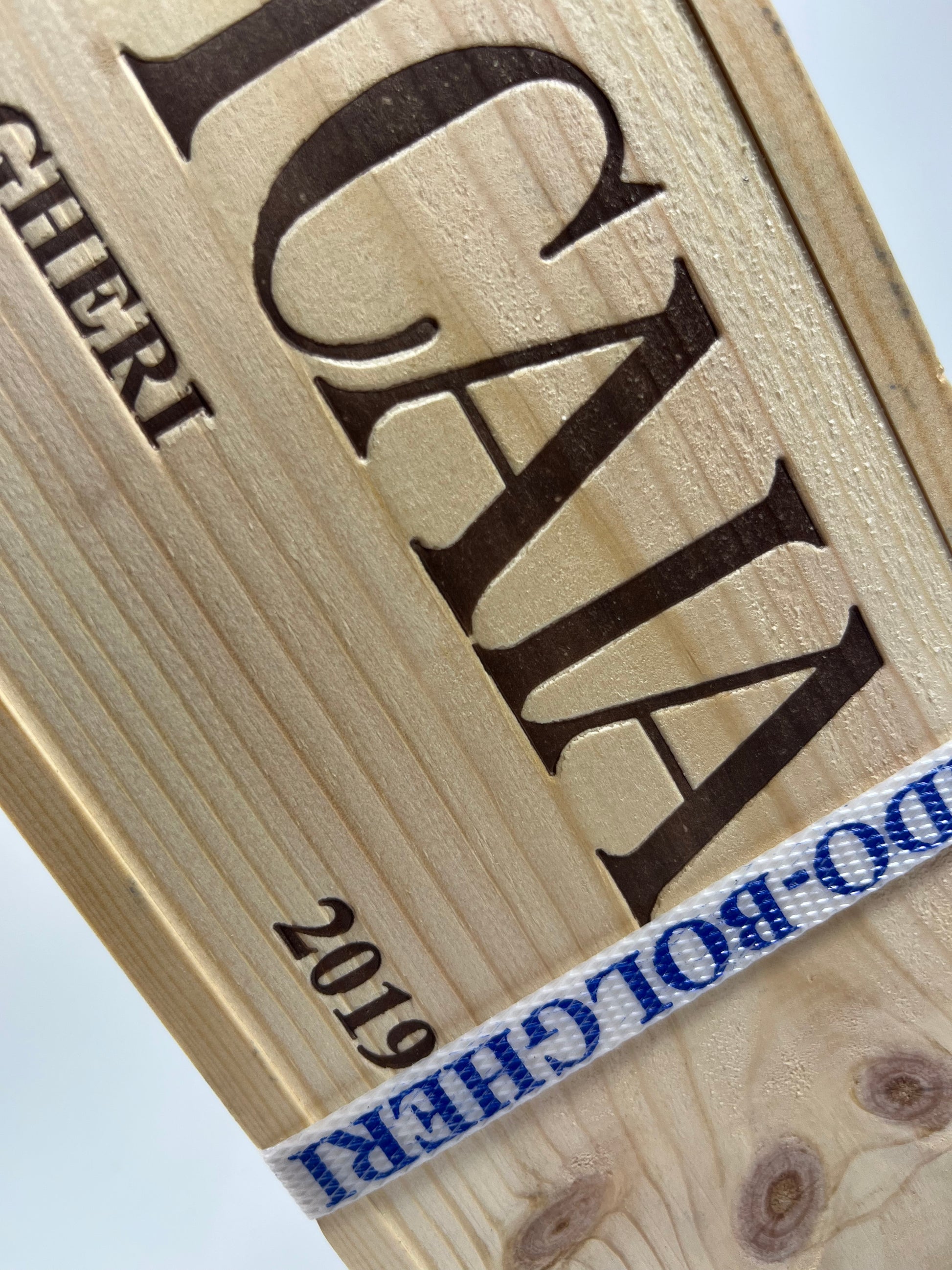 Sassicaia MAGNUM 2019 in Holzkiste
