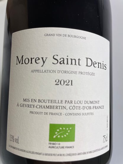 Morey Saint Denis bio 2021