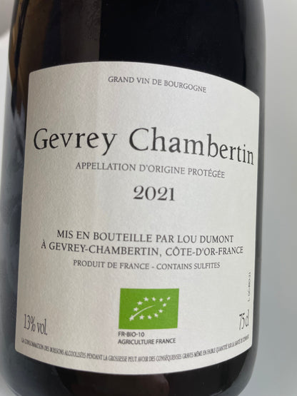 Gevrey Chambertin bio 2021