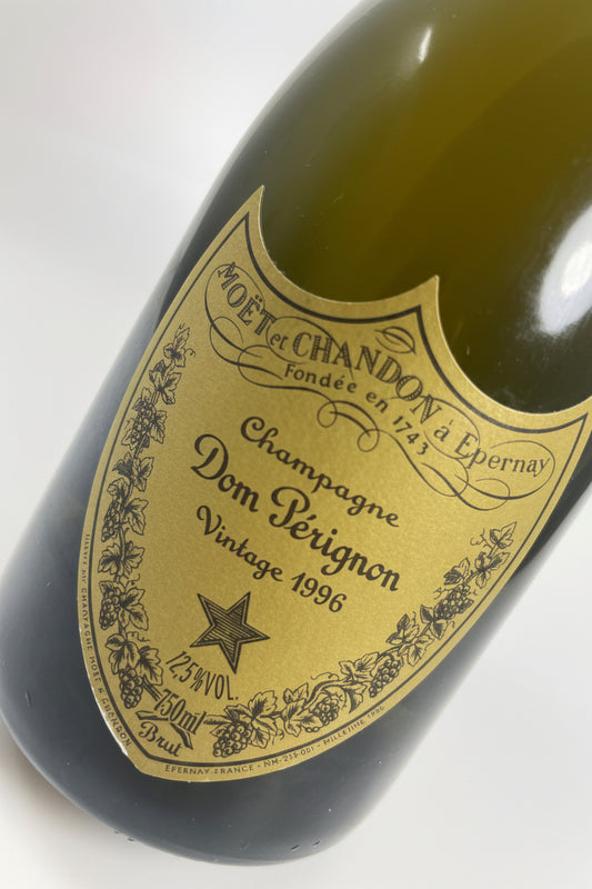 Etikette Dom Perignon 1996