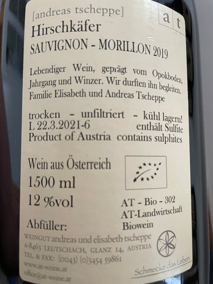Rücketikett Hirschkäfer Tscheppe Magnum