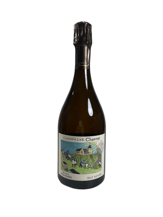 Champagnerflasche Chavost Blanc d'Assemblage Brut Nature