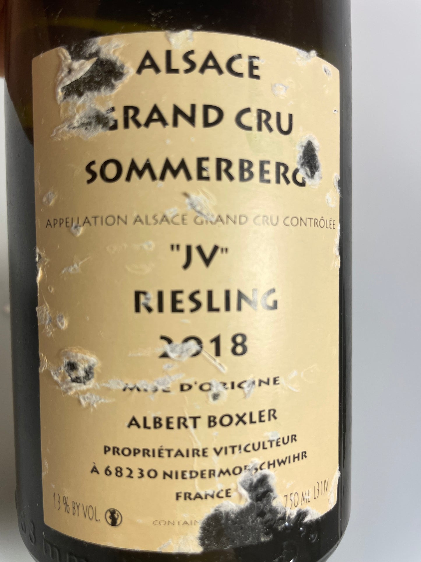 Riesling Sommerberg Grand Cru 2018 Albert Boxler