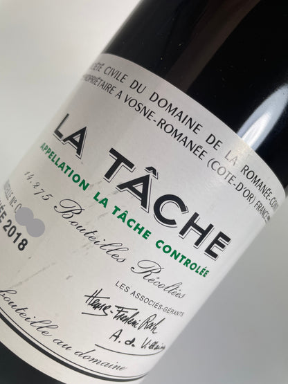 Etikett La Tache Romanee Conti