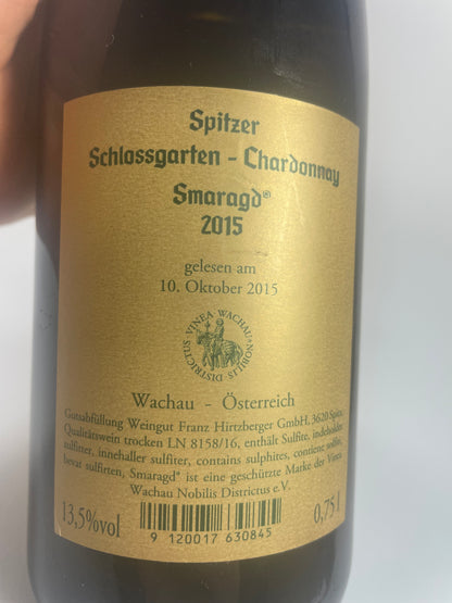 Schlossgarten Chardonnay Smaragd 2015 Hirtzberger