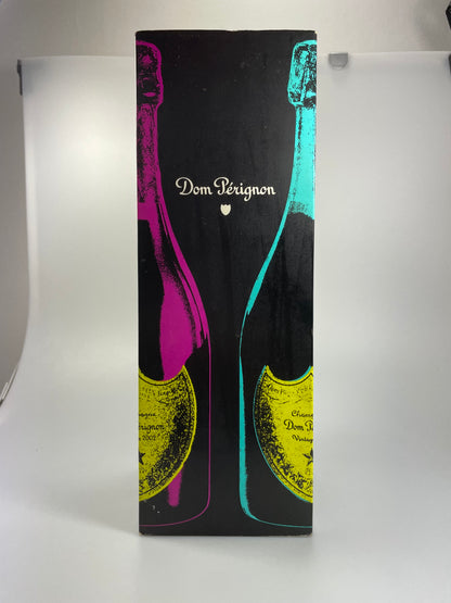 Dom Perignon 2002 Andy Warhol Tribute Collection blau