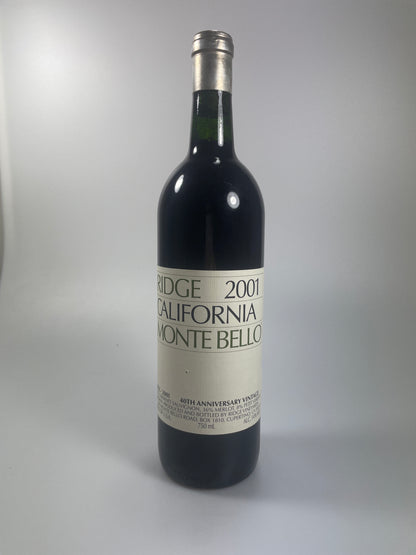 Weinflasche Ridge Monte Bello 2001