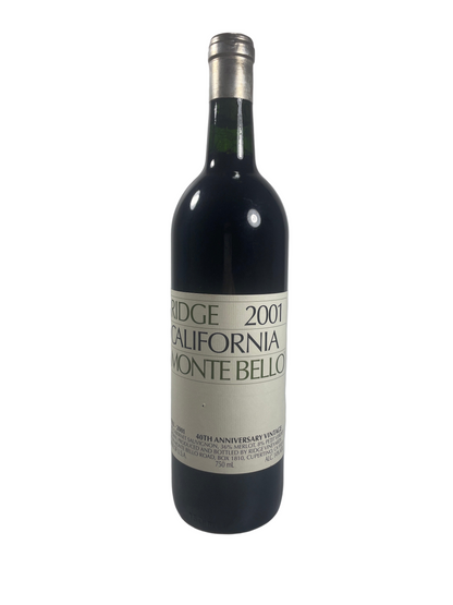 Weinflasche Ridge Monte Bello 2001